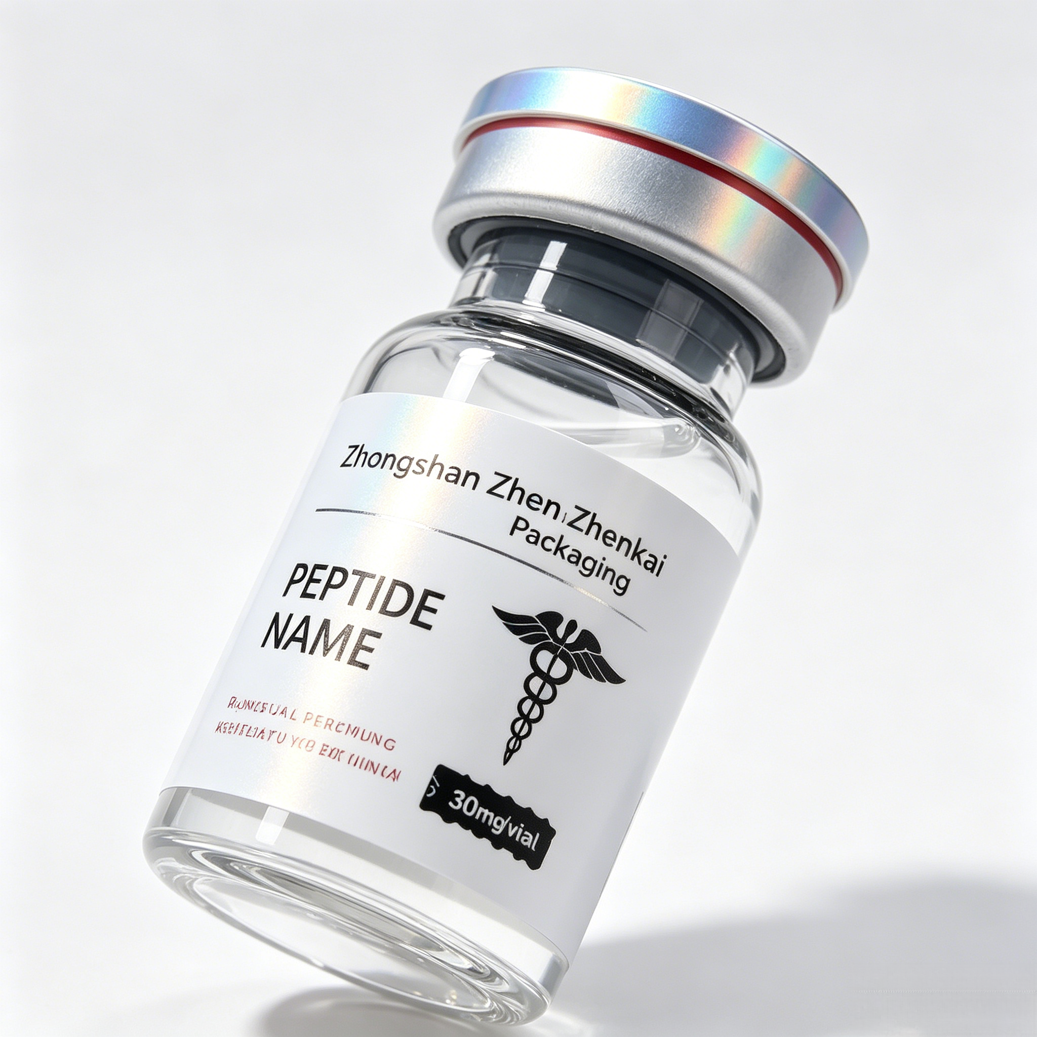 Luxury Skincare Bottles - Custom Luxury Peptide All-in-one Pack Stickers