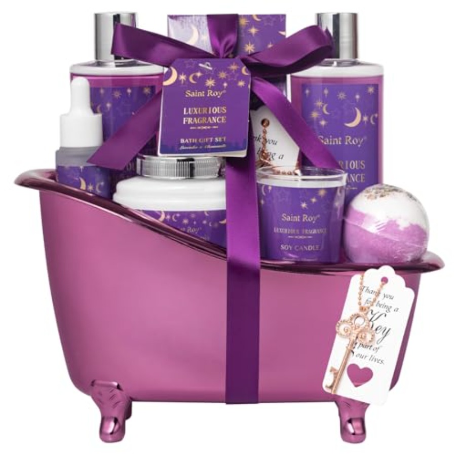 Luxury Skincare Gifts For Women - Bath Basket Spa Kit Spa Gifts
