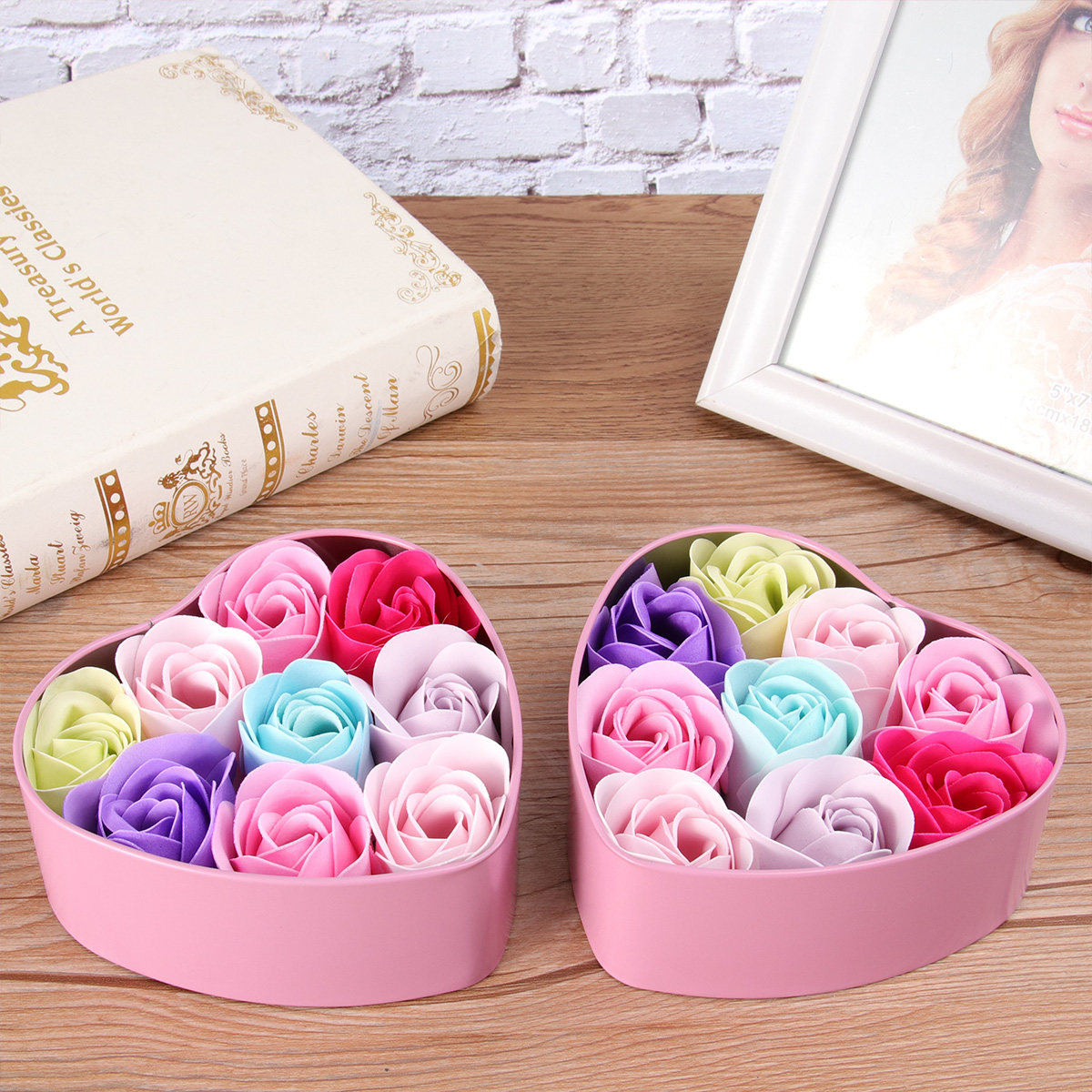 Rose Soap Flower Soap Set in E – Luxury Skincare Gifts Bewertung und Preis