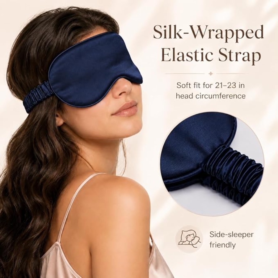 Silk Sleep Mask Light Blocking – Luxury Skincare Gifts For Women Bewertung und Preis