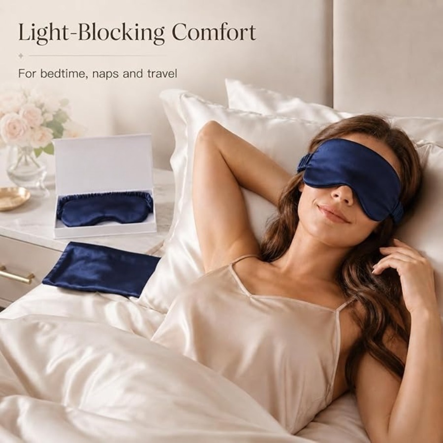 Silk Sleep Mask Light Blocking – Luxury Skincare Gifts For Women Bewertung und Preis