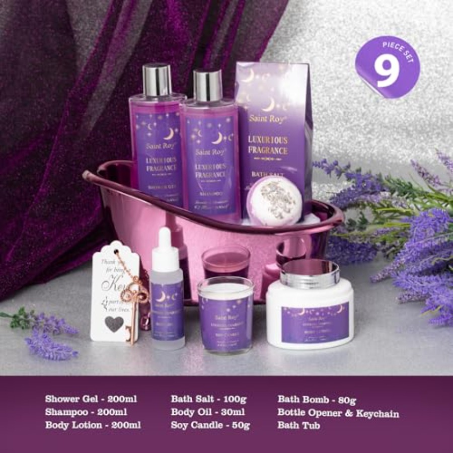 Bath Basket Spa Kit Spa Gifts  – Luxury Skincare Gifts For Women Bewertung und Preis