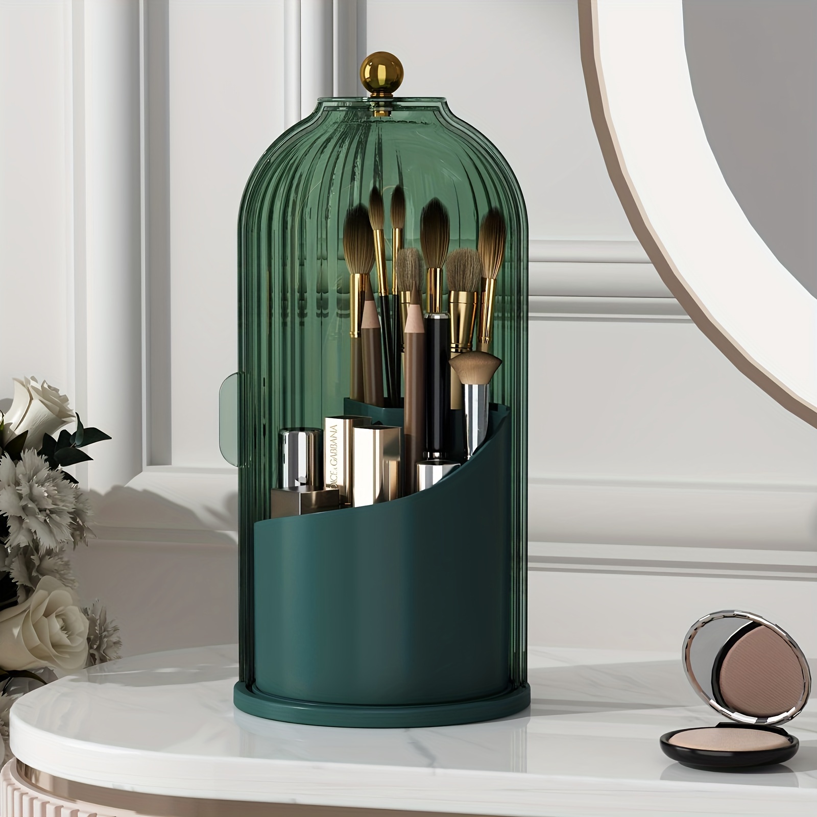 360° Rotating Makeup Brush Hol – Luxury Skincare And Makeup Brands Bewertung und Preis