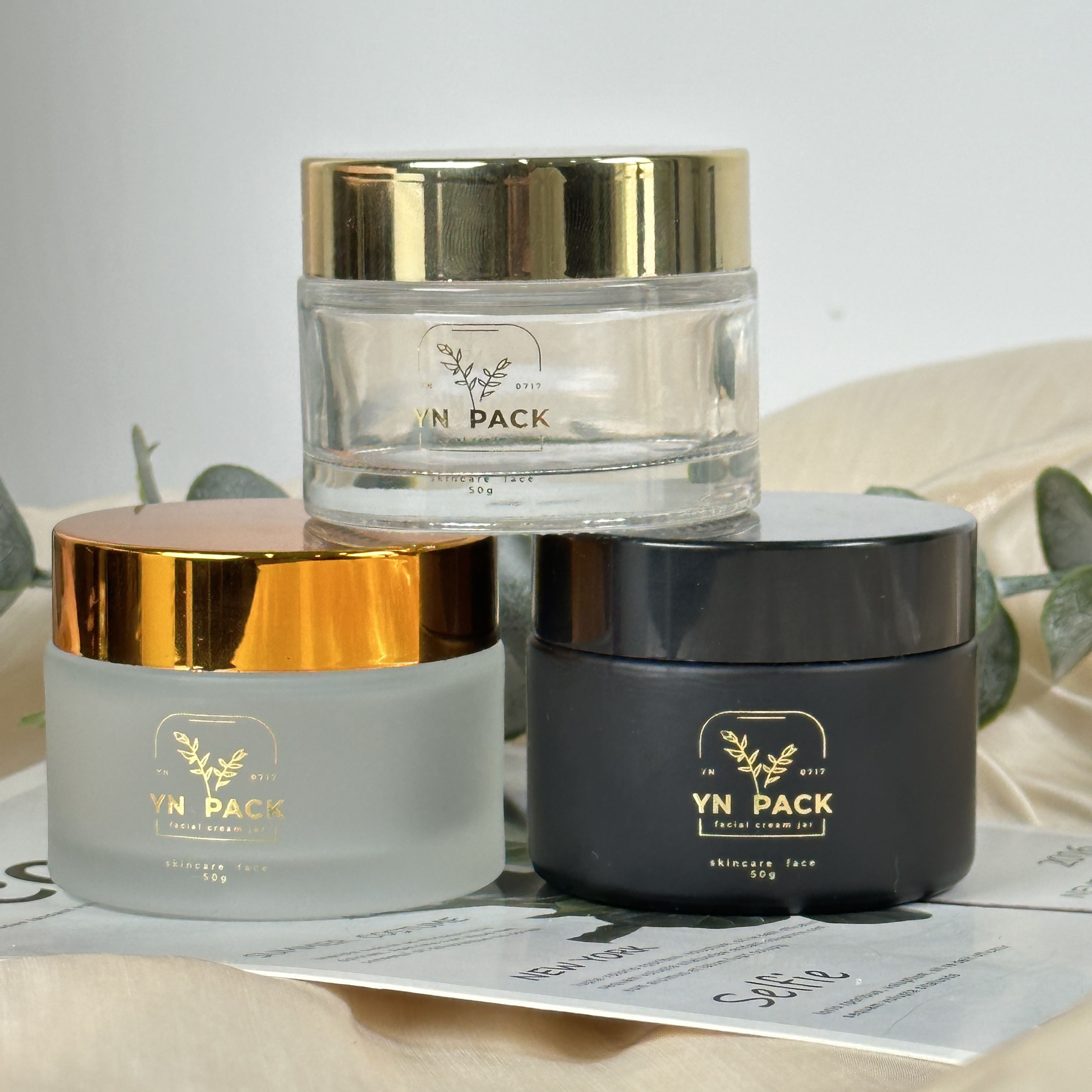 luxury glass jar Wholesa frost – Luxury Skincare Bottles Bewertung und Preis