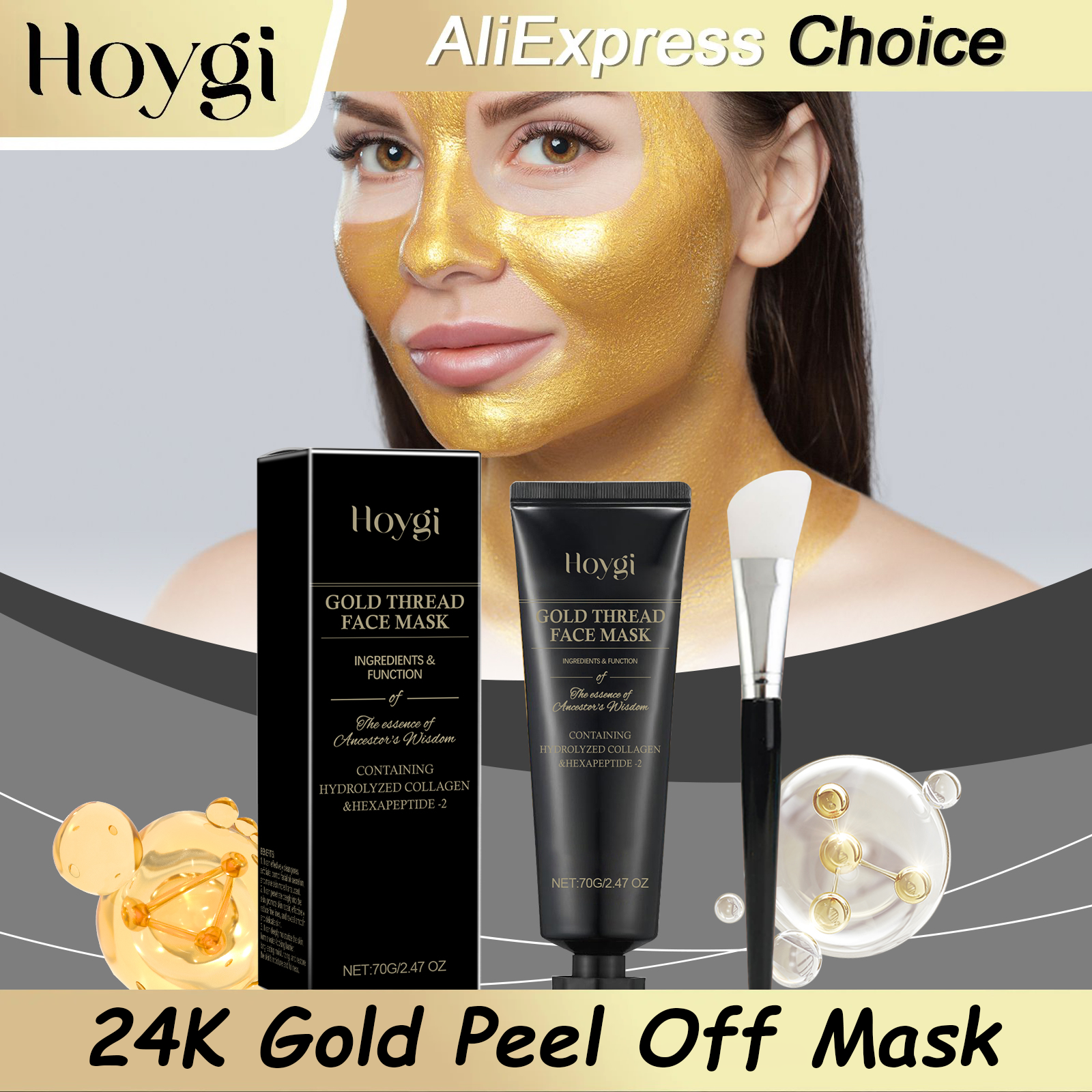 HOYGI 24K Gold Peeling Face Ma – Luxury Skincare Mask Bewertung und Preis