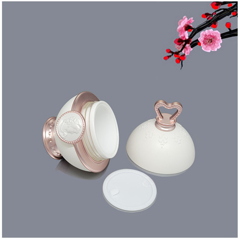 6pcs/pack Gold/White Acrylic E – Luxury Skincare Bottles Bewertung und Preis
